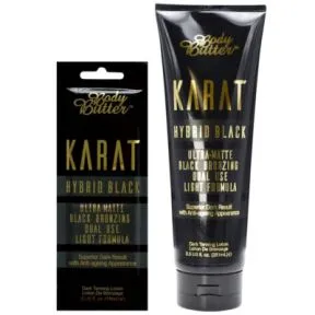 Karat Hybrid Black Ultra Matt Black Bronzing Tanning Lotion